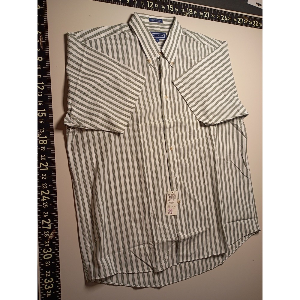 Vintage Savior Row Men XL Striped Shirt W/Tags